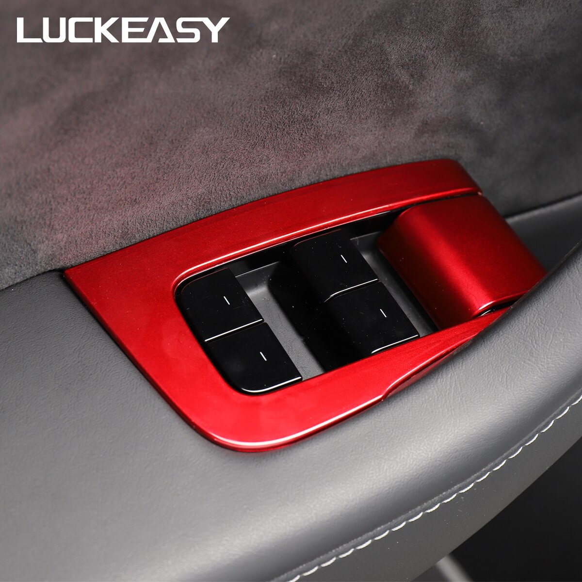 For Tesla Model 3 Model Y 2017-2020 Auto Interior Accessories Car Door Locks Window Lift Button Protection Patch