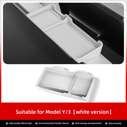 LUCKEASY For Tesla Model 3 Y 2021-2023 Car Multifunctional Dashboard Anti-Slip Pad Interior Accessories Small Item Storage Mat