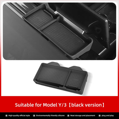 LUCKEASY For Tesla Model 3 Y 2021-2023 Car Multifunctional Dashboard Anti-Slip Pad Interior Accessories Small Item Storage Mat