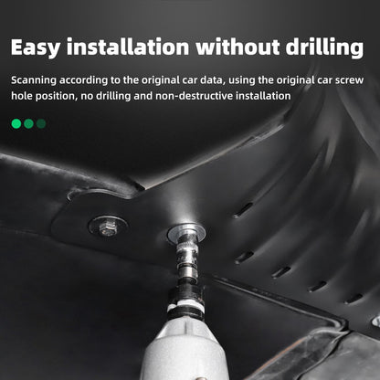 LUCKEASY For Tesla Model3 ModelY Car Carbon Steel Chassis Protection Cover Chassis Coolant Pipe Guard Modification Accessories