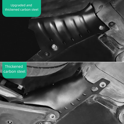 LUCKEASY For Tesla Model3 ModelY Car Carbon Steel Chassis Protection Cover Chassis Coolant Pipe Guard Modification Accessories