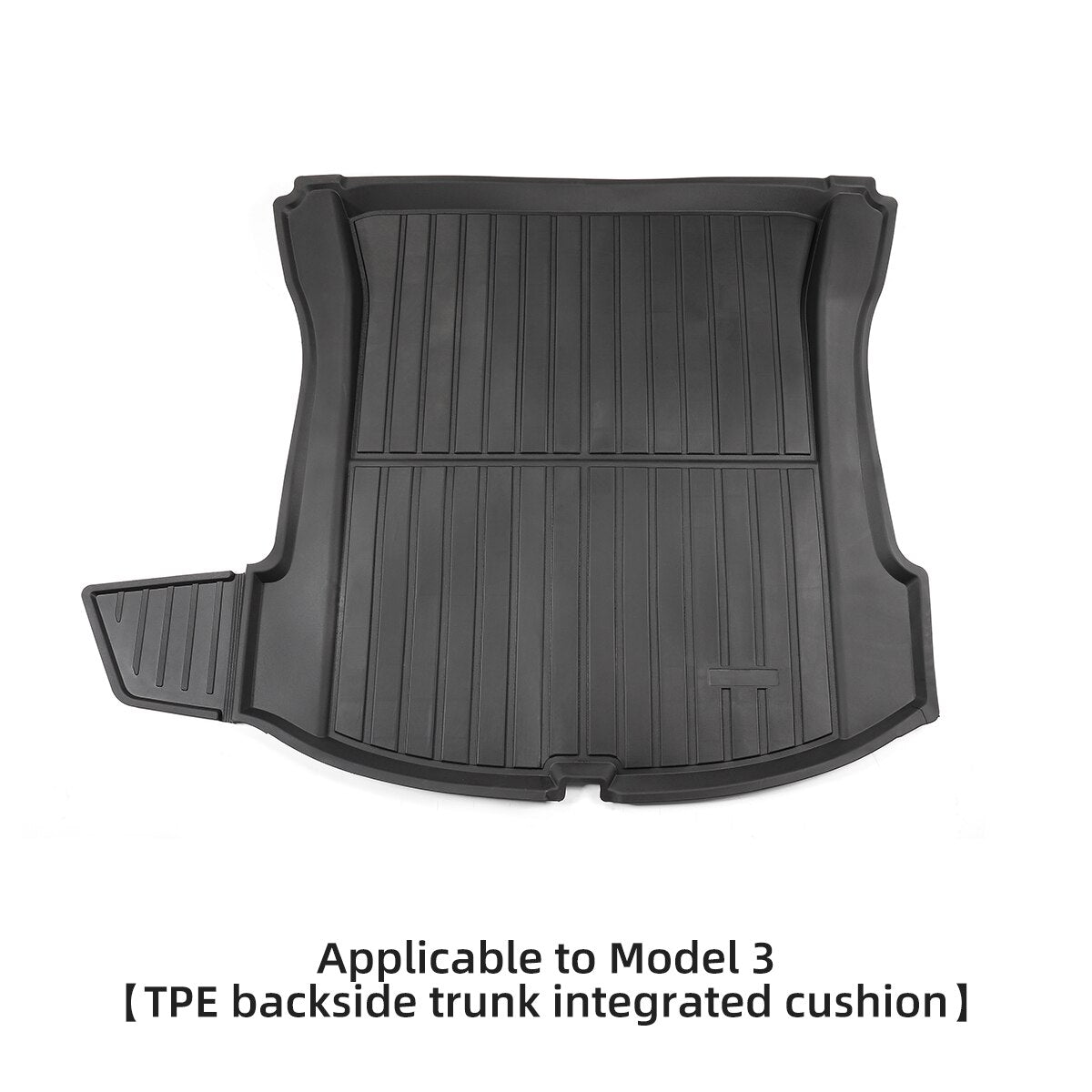LUCKEASY Front And Rear Trunk Mats Auto Accessories For Tesla Model 3 Model Y 2021-2023 TPE Non-Slip Easy Clean Storage Mat