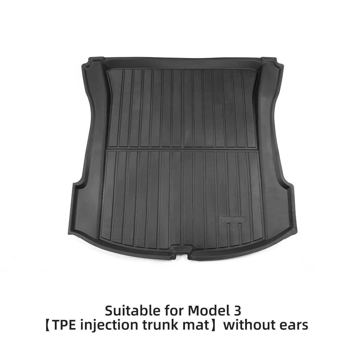 LUCKEASY Front And Rear Trunk Mats Auto Accessories For Tesla Model 3 Model Y 2021-2023 TPE Non-Slip Easy Clean Storage Mat